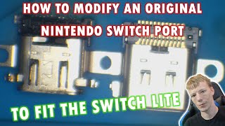 How To Modify The Nintendo Switch Port To Fit Inside The Nintendo Switch Lite (Step By Step Guide)