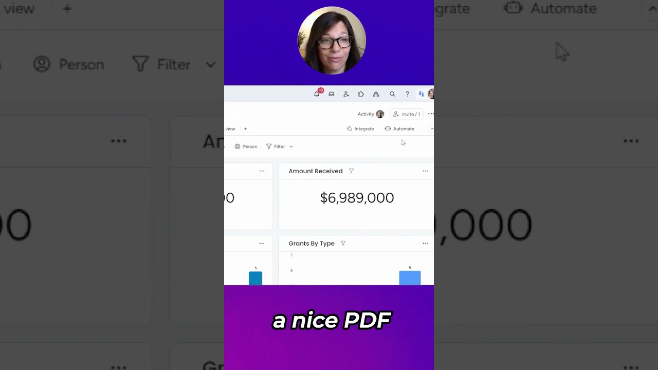 Export to PDF in monday.com l Tips for effective dashboard management #mondaydotcom