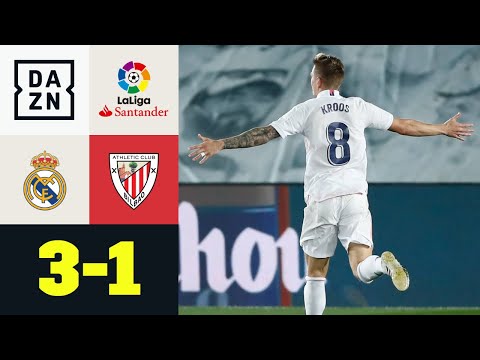 Kroos-Hammer bringt Real auf Siegerstraße: Real Madrid - Athletic Bilbao 3:1 | LaLiga | DAZN