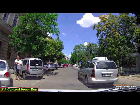 Driving in Arad (Romania):  Calea Timişorii - Calea Zimandului. (Timelapse 2x)