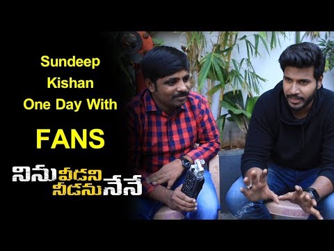 Sandeep Kishan With Fans About Ninu Veedani Needanu Nene