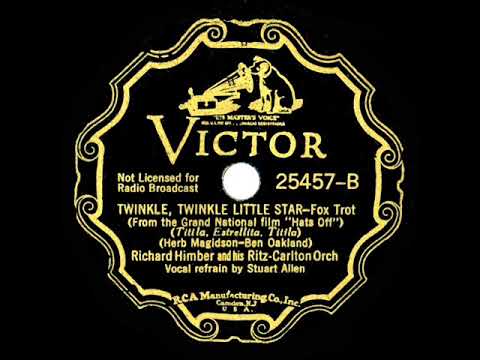 1936 Richard Himber - Twinkle, Twinkle Little Star (Stuart Allen, vocal)