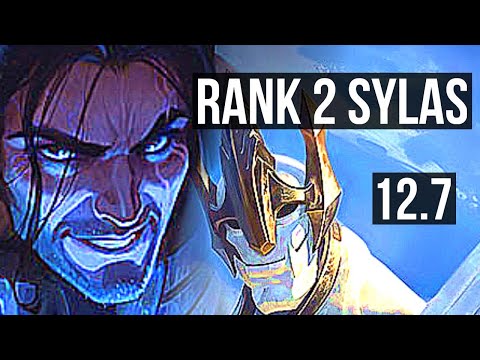 SYLAS vs GALIO (MID) | Rank 2 Sylas, 5/2/9, Rank 23 | KR Challenger | 12.7