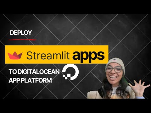 Deploy Streamlit Apps to DigitalOcean App Platform