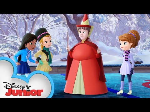 迷人的冰舞課程｜索菲亞一世｜迪斯尼小王子 (Enchanted Ice Dancing Lessons | Sofia the First | Disney Junior)