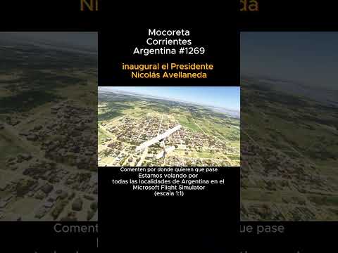 Mocoreta, Corrientes desde el Microsoft Flight Simulator #mocoreta #corrientes #msfs #argentina