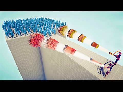 GODS DUO vs 100x UNITS - Totally Accurate Battle Simulator TABS