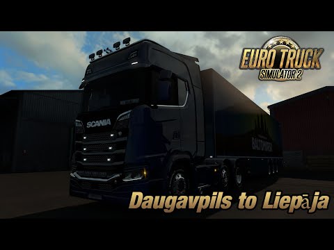 Euro Truck Simulator 2 1.35 - Scania S - Daugavpils (LV) to Liepāja (LV)