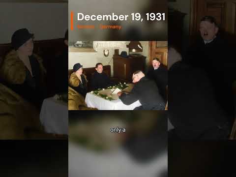 Hitler Attends Goebbels’ Wedding - Now In Colors  #timepeek #history #colorizedhistory #hitler #ww2