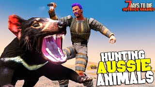 The Great AUSTRALIAN ANIMAL HUNT! | 7 Days to Die Outback Roadies (Part 10)