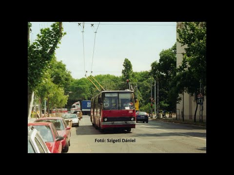 A 83-as troli egykori garázsmeneti útvonala