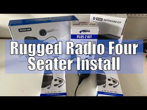 How and What to know about Rugged Radio UTV complete four seater kit.