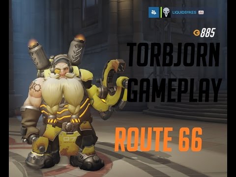 Overwatch - Torbjorn - Route 66 Defend - Molten Coreeee!