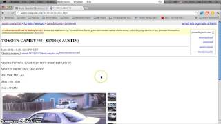 Craigslist Austin Used Cars for Sale by Owner - Cheap Vehicles Under $1500 in December 2012