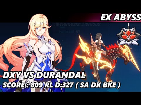 [EX ABYSS] DXY VS SA DK BKE 809 (Red Lotus D: 327) | Honkai Impact 3
