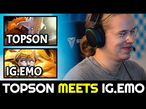 TOPSON Juggernaut meets IG.EMO on SEA Ranked Game Dota 2