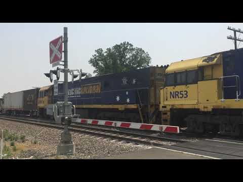 Pacific National container train Crew Change