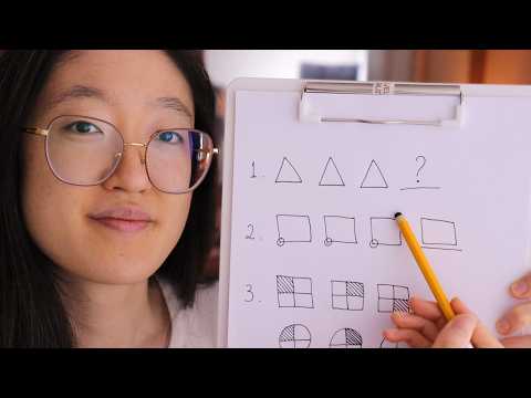 ASMR ROLEPLAY: TESTE DE QI 🧠📝 (FALA SUAVE)