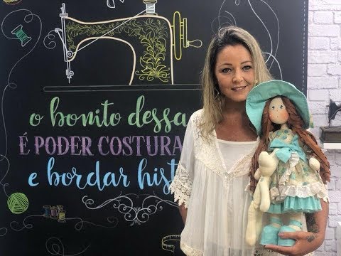 Fernando Maluhy com Claudia Figueiredo no Ateliê na Tv