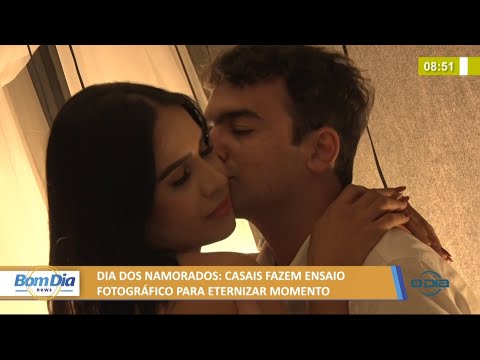 Casais fazem ensaio fotográfico no Dia dos Namorados para eternizar momento 11 06 2021