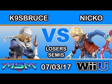 MSM 103 - MF LH | K9sbruce (Sheik) Vs. FAD | Nicko (Shulk) Losers Semis