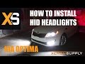 Kia Optima - How to Install HID Xenon (/w wiring ...