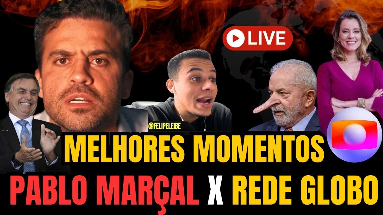 🔴 URGENTE: PABLO MARÇAL DESTRUINDO JORNALISTAS DA GLOBO AO VIVO! | #pablomarçal #politica