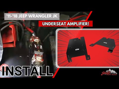 Install: Underseat Amplifier Mounting for Jeep Wrangler JK Unlimited (2011-2018)