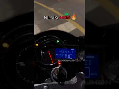 The Speed King👑 Kawasaki Ninja H2R: Max speed 400km/h 🔥Axomjhon Assam #shorts #ninja #h2r #topspeed
