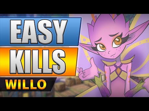 WILLO GETS EASY KILLS! | Paladins