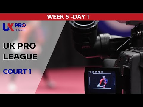 UK Pro League Live Stream - Court 1