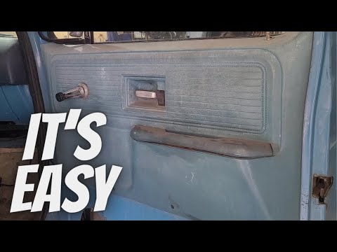 How To EASILY Remove and Install Door Panels: Square Body Chevy