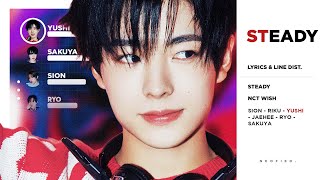 Download lagu NCT WISH - Steady (Color Coded Lyrics & Line Distribution) mp3 Download lagu NCT WISH - Steady (Color Coded Lyrics & Line Distribution) mp3