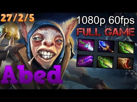 Abed plays Meepo: The best Meepo in the world! Dota 2 Full game.