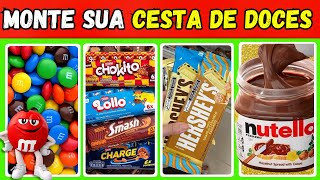 Escolha Seus DOCES FAVORITOS e MONTE Sua CESTA 🧁🍫🍭 | JOGO DAS ESCOLHAS 🦥 #zenquiz #14