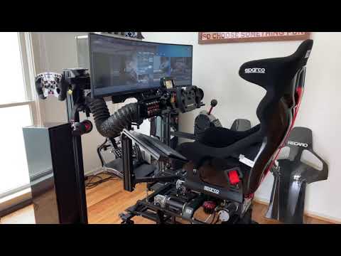 DOFReality H3: Sparco Circuit 2 mounted on H3 sim rig