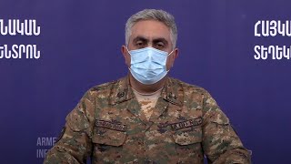 The briefing of Armenian Defense Ministry Representative Artsrun Hovhannisyan