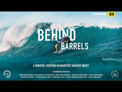BEHIND BARRELS – A Wingfoil Shooting in Mauritius' Massive Waves