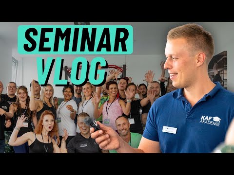 VLOG: Blick hinter die Kulissen beim KAF Seminar