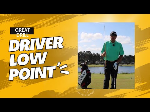 Driver low point control in golf