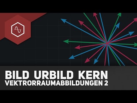 Image, preimage, kernel – basic concepts of vector space mappings 2