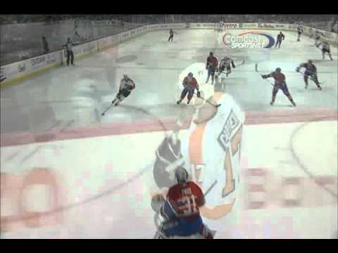 Jeff Carter scores vs the Canadiens - 12-15-2010