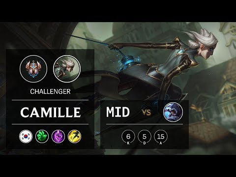 Camille Mid vs Talon - KR Challenger Patch 9.13