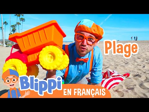 Apprends les couleurs et à compter à la plage | Blippi en français | Vidéos éducatives pour enfants