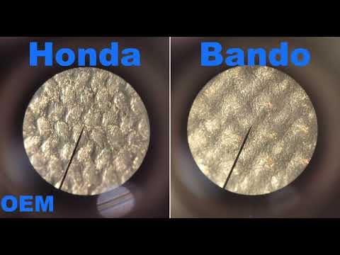 Drive Belt Comparison: OEM Honda vs Non-OEM Bando