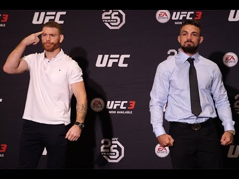 UFC 226 media day staredowns