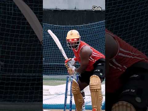 One swing. Instant 𝐊𝐎! 💥Andre Russell | #WeAreTKR | #TrinbagoKnightRiders