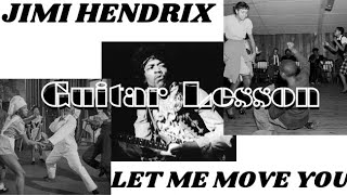 Jimi Hendrix guitar lesson let me move you #guitarbasics #jimihendrix