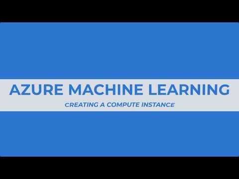 Create an AML Compute Instance - Click to watch!