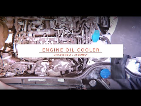 How to replace the NRF Engine Oil Cooler on a VW 2.0 TDI engine